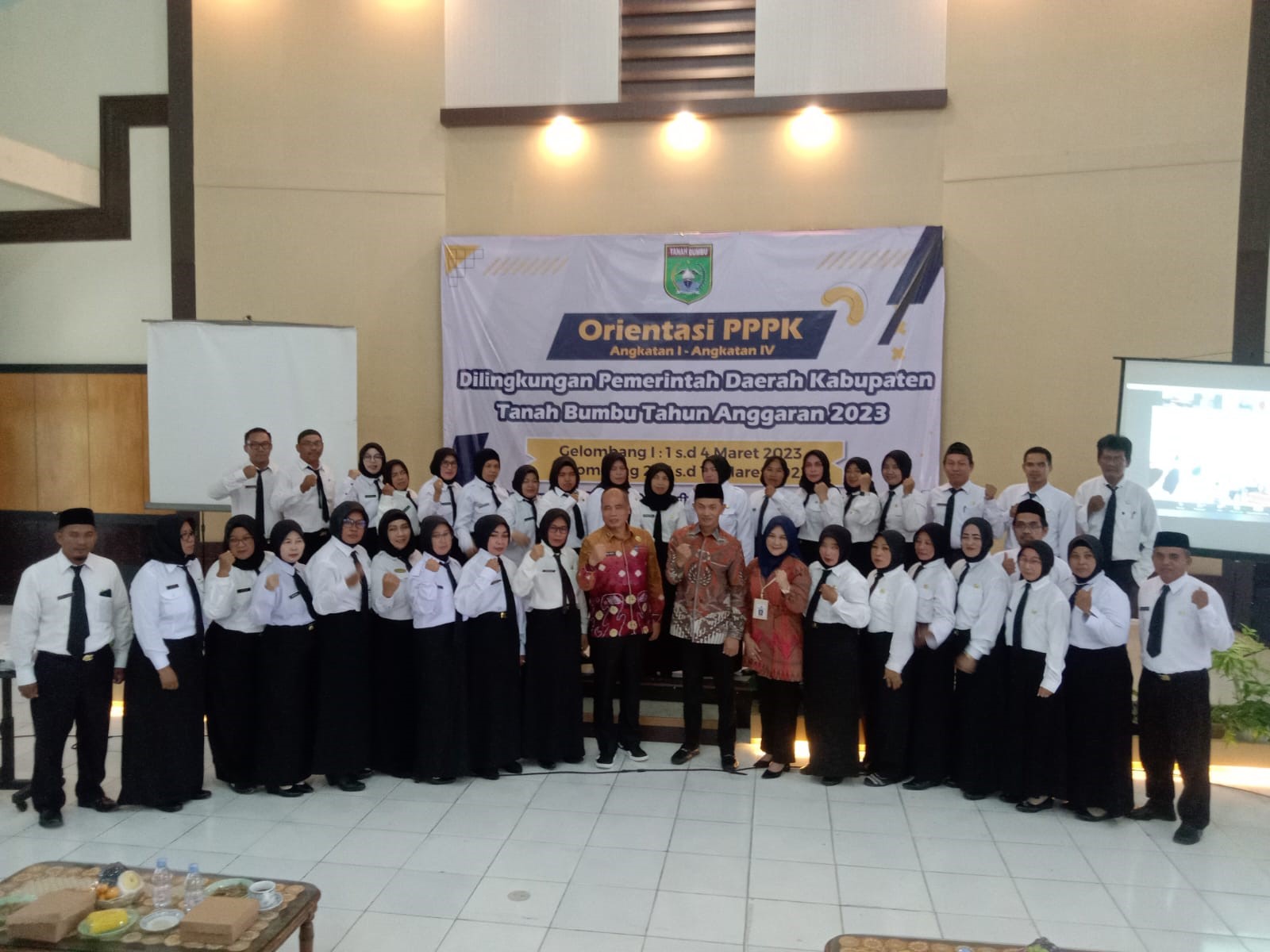 BKPSDM KAB. TANAH BUMBU MELAKSANAKAN PENUTUPAN ORIENTASI PEGAWAI PEMERINTAH DENGAN PERJANJIAN KERJA (PPPK)